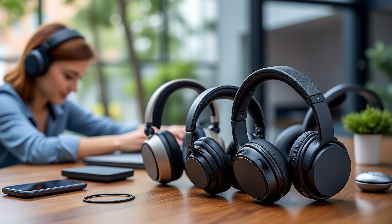 découvrez notre guide complet pour choisir les meilleurs casques audio sans fil. comparez les caractéristiques, la qualité sonore, l'autonomie et le confort des modèles pour trouver celui qui vous convient le mieux. profitez d'une expérience d'écoute sans compromis !