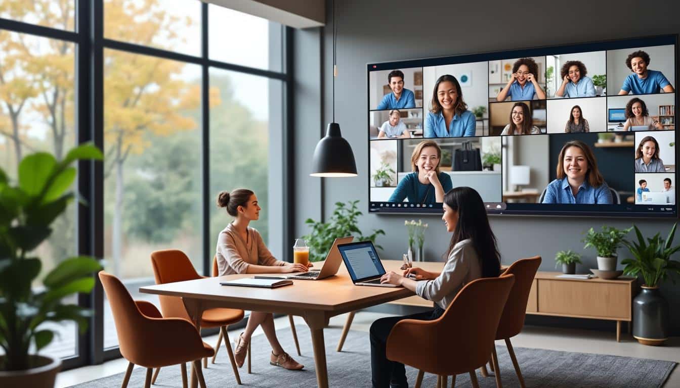 découvrez comment l’application microsoft teams facilite la communication et la collaboration en télétravail hybride, rassemblant tous vos outils de travail en un seul endroit.