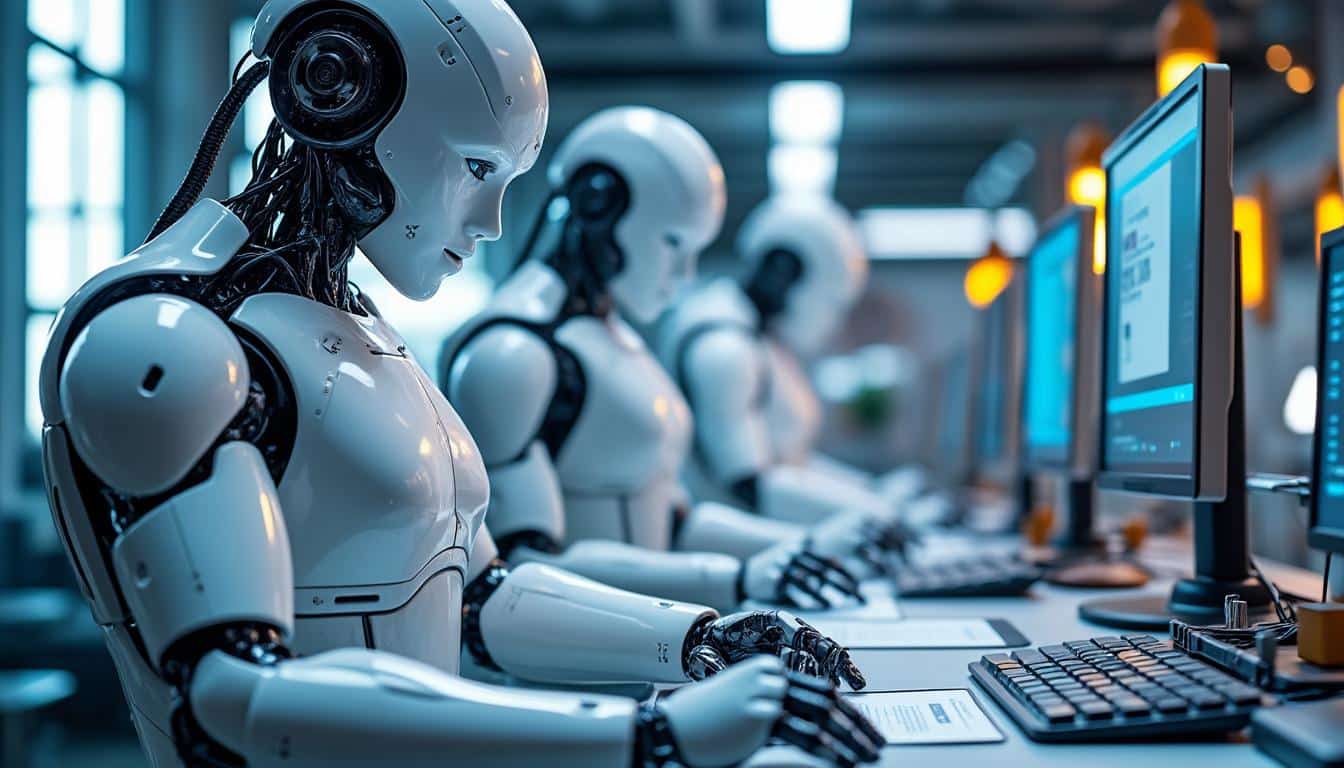 découvrez comment la robotique humanoïde aide les humains à accomplir les tâches high-tech pénibles, améliorant efficacité et sécurité dans les environnements technologiques.