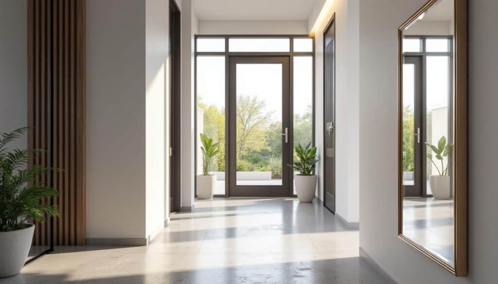 découvrez comment un miroir d'entrée peut augmenter la luminosité de vos couloirs et transformer votre maison en un espace plus lumineux et accueillant.