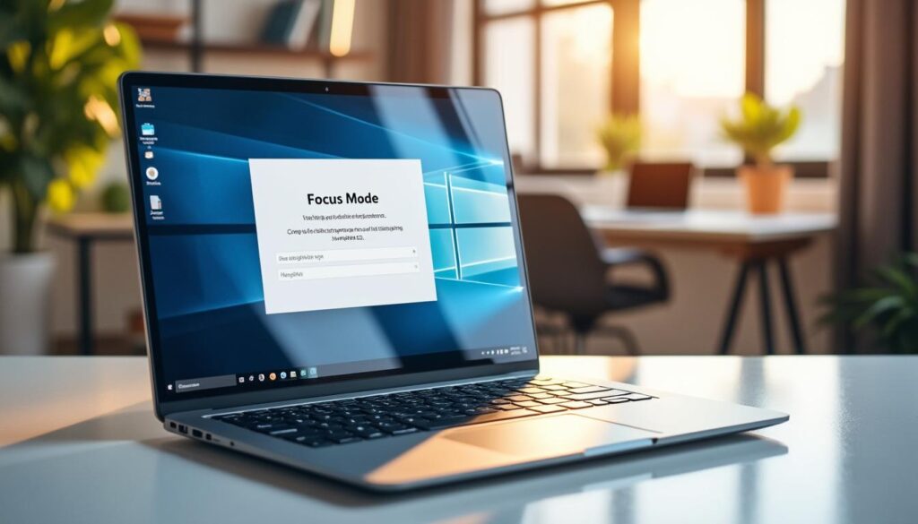 le mode concentration de windows vous aide à rester concentré en bloquant toutes les notifications intrusives pour une expérience de travail plus productive et sans distractions.
