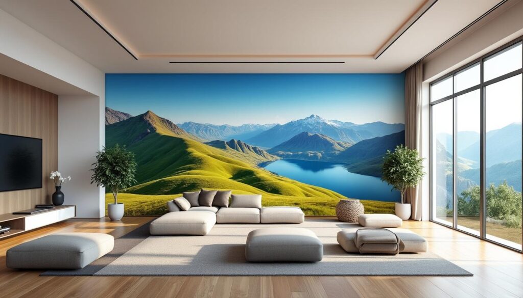 découvrez comment le papier peint panoramique peut agrandir visuellement votre intérieur en transformant vos murs et en apportant profondeur et style à chaque pièce de votre maison.