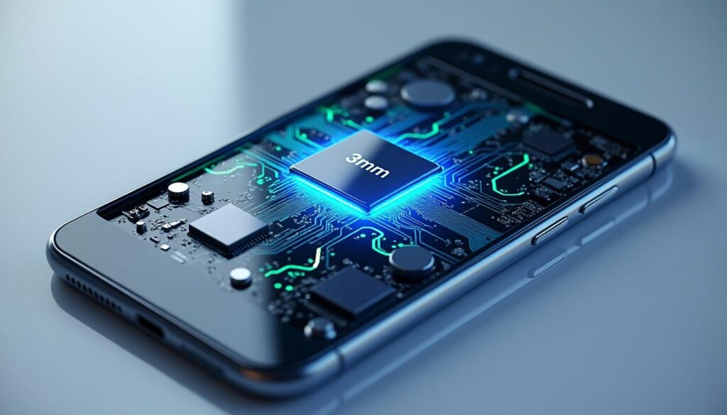 découvrez comment le processeur 3nm améliore l'efficience thermique des téléphones, offrant une meilleure performance et une autonomie prolongée.