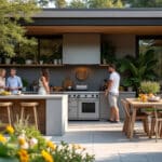découvrez comment la cuisine d'été transforme votre jardin en un espace convivial pour partager des moments chaleureux en famille et entre amis.
