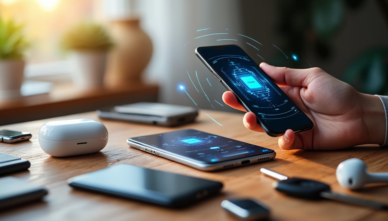 découvrez comment la puce ultra wideband permet de localiser facilement vos objets perdus grâce à votre téléphone, offrant précision et rapidité de localisation.