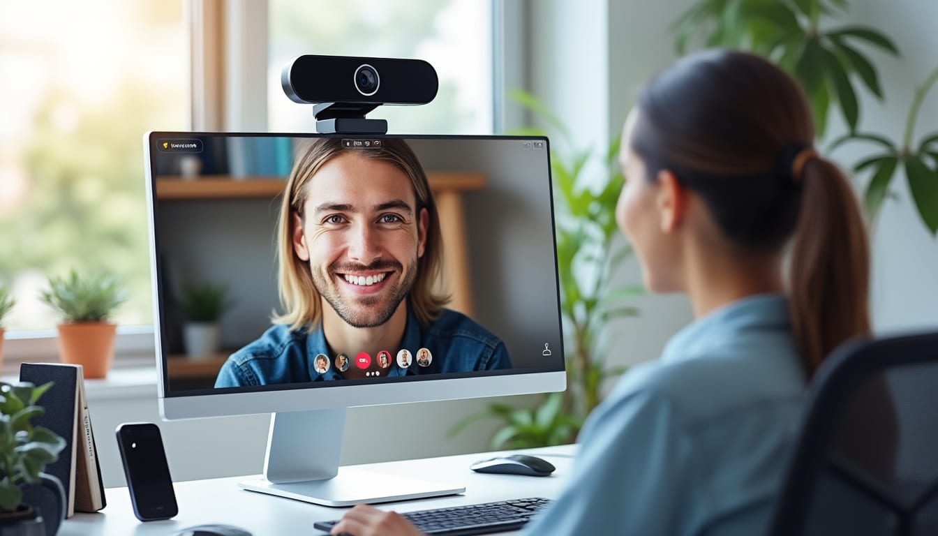 découvrez comment la webcam 4k améliore la qualité des appels vidéo sur ordinateur en offrant une image nette et des couleurs réalistes pour des communications plus claires.