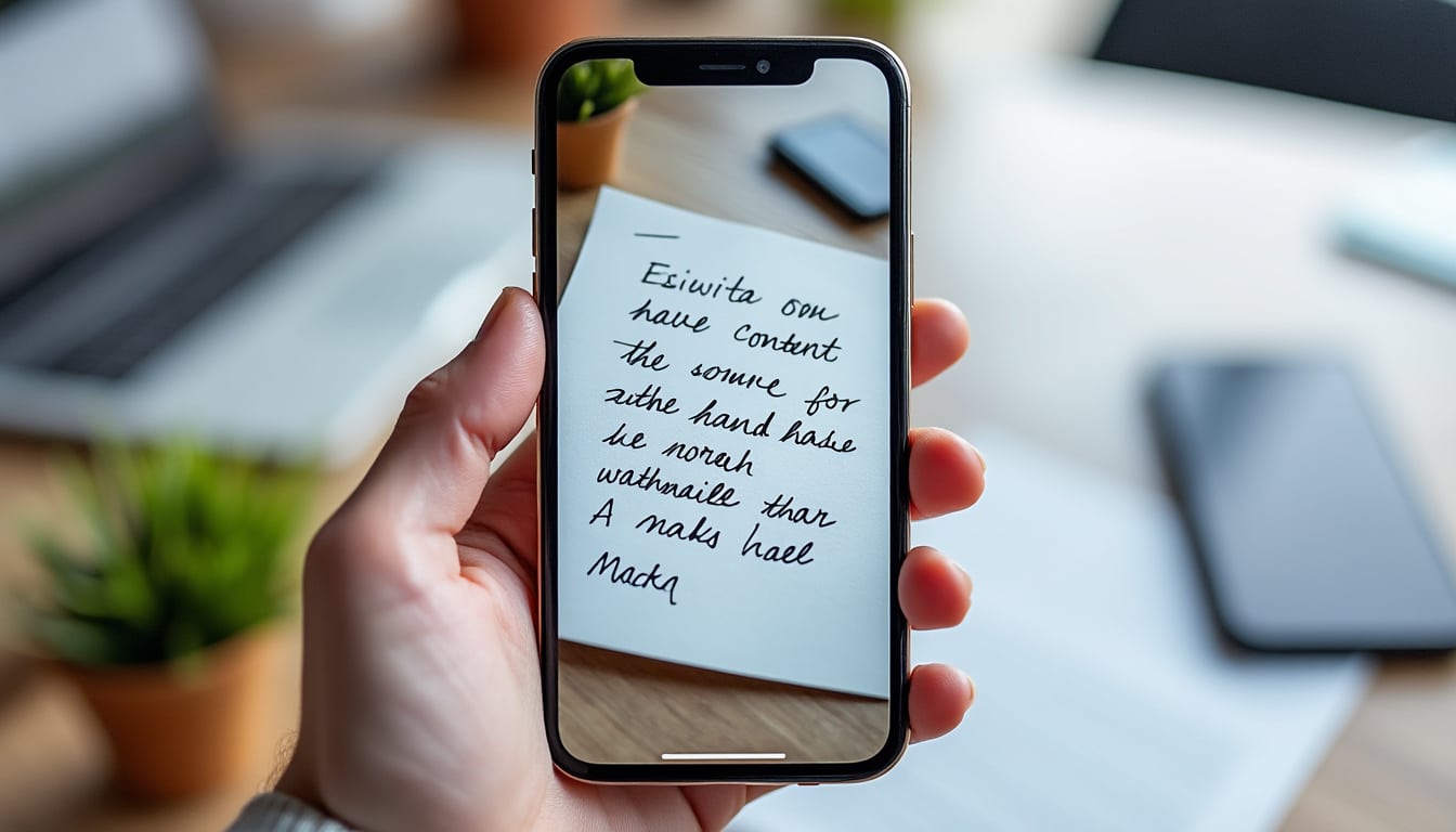 découvrez comment l'application evernote transforme vos notes manuscrites en contenu numérique en les capturant facilement grâce à l'appareil photo de votre smartphone.