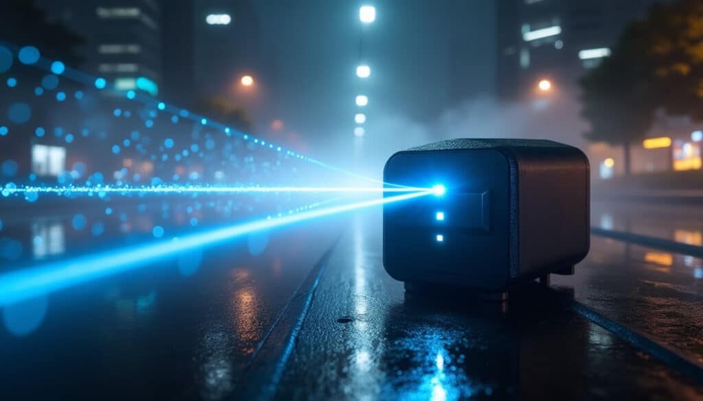 découvrez comment le lidar photonique améliore la sécurité en traversant le brouillard grâce à une technologie high-tech avancée.
