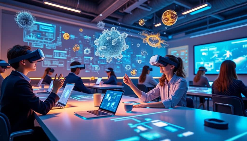découvrez comment le métavers révolutionne l'éducation avec des cours high-tech immersifs qui transforment l'apprentissage traditionnel en expériences virtuelles captivantes.