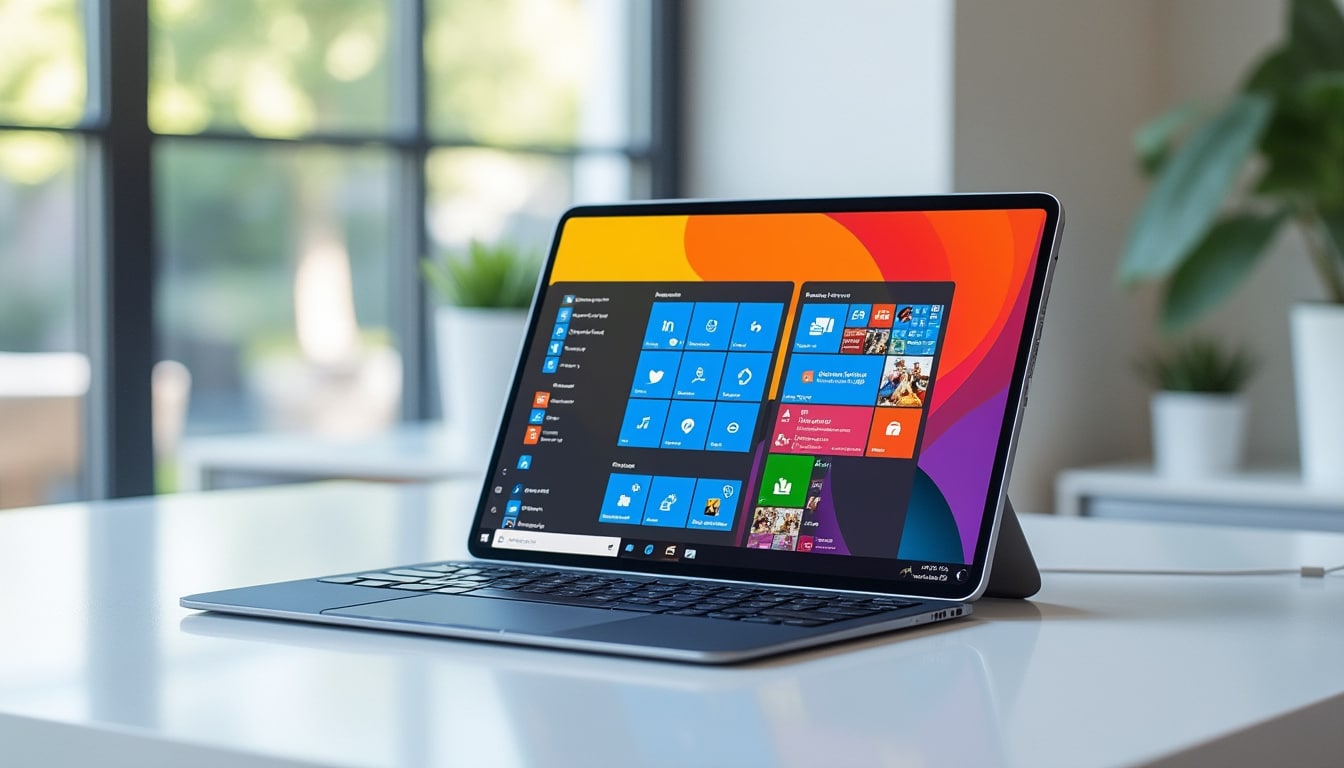 découvrez le mode tablette windows qui optimise l'interface utilisateur pour une utilisation facile sur les écrans sans clavier, offrant une navigation fluide et intuitive.