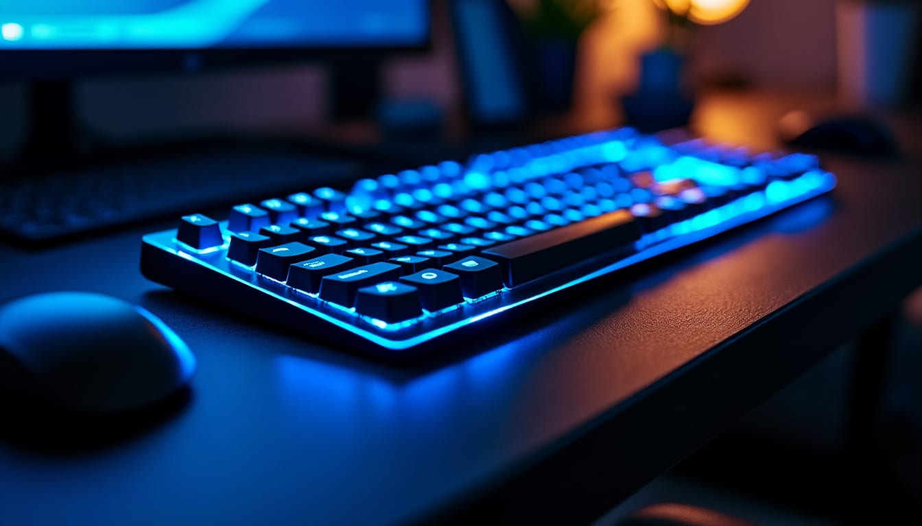 découvrez les avantages du clavier rétroéclairé pour travailler confortablement sur votre ordinateur même dans l'obscurité.