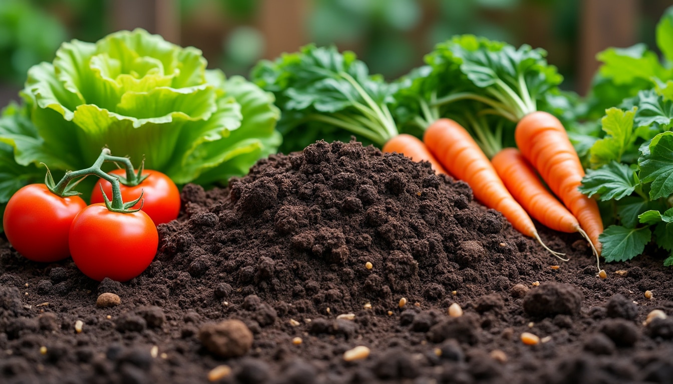 découvrez comment le compost améliore la qualité de la terre de votre potager maison en apportant nutriments essentiels pour des plantes plus saines et un jardin florissant.