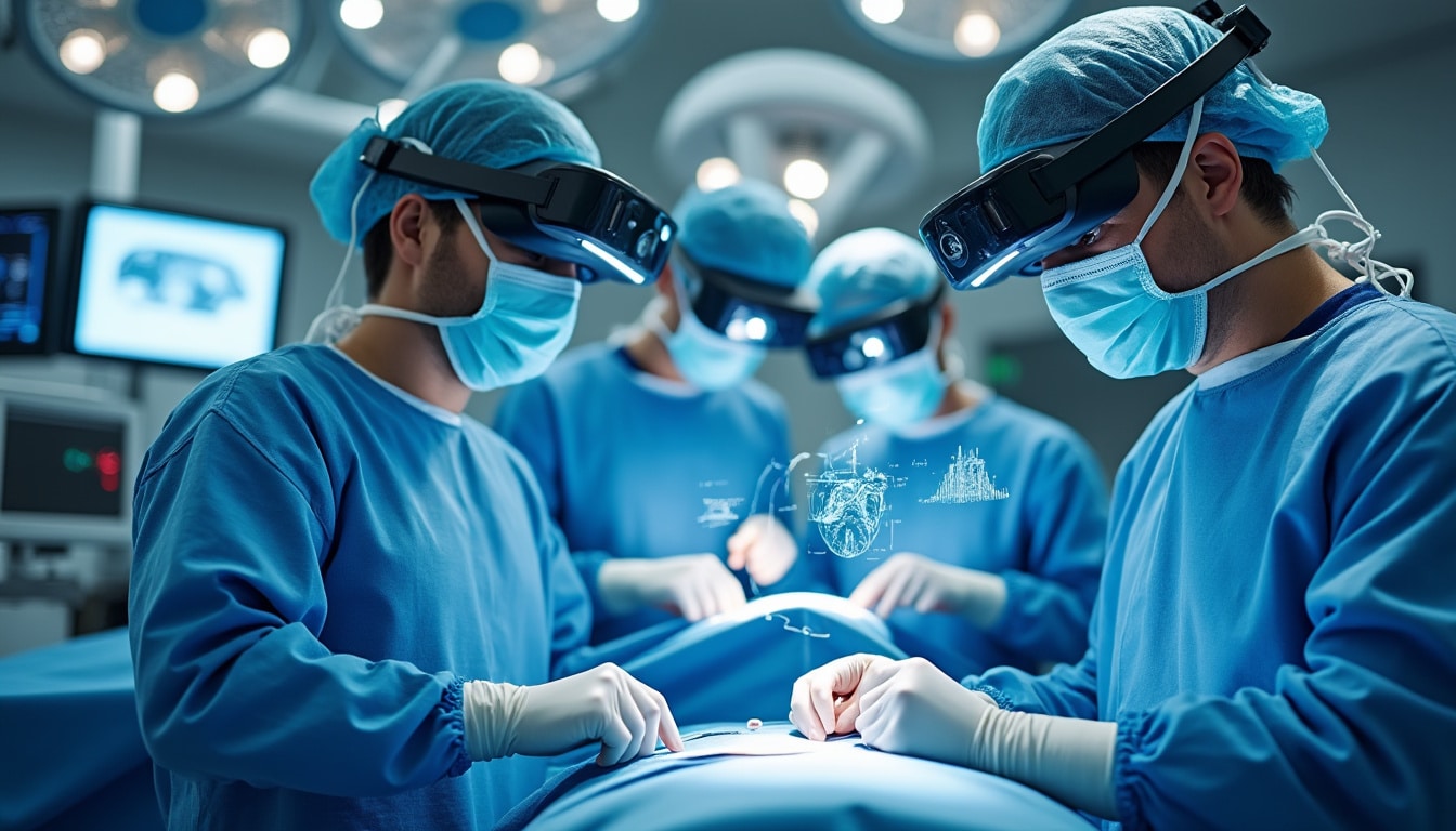 découvrez comment la réalité augmentée révolutionne la chirurgie high-tech en assistant les chirurgiens pour plus de précision et de sécurité.