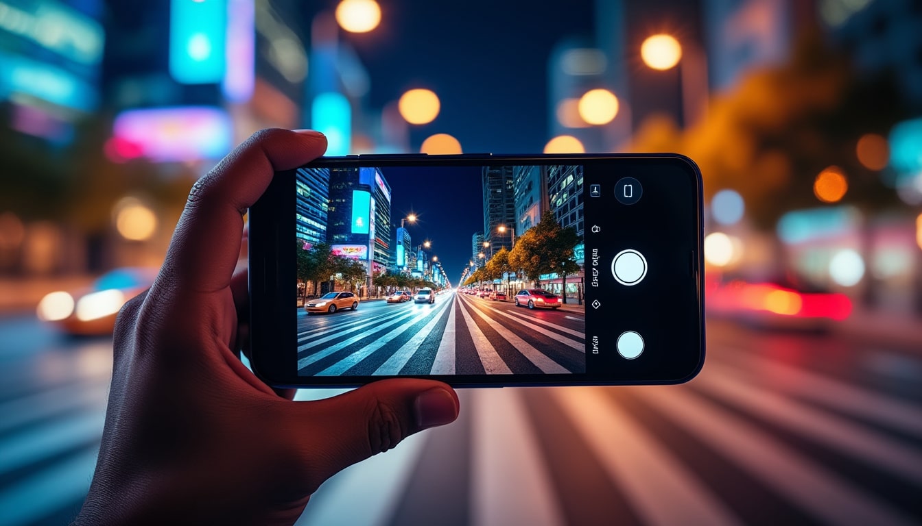 découvrez comment la stabilisation optique améliore la qualité des vidéos de nuit sur téléphone en réduisant les flous et en capturant des images nettes même en faible luminosité.