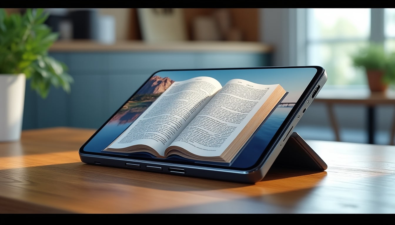 découvrez comment l'écran pliable révolutionne la lecture sur téléphone en offrant un espace élargi et une expérience immersive.